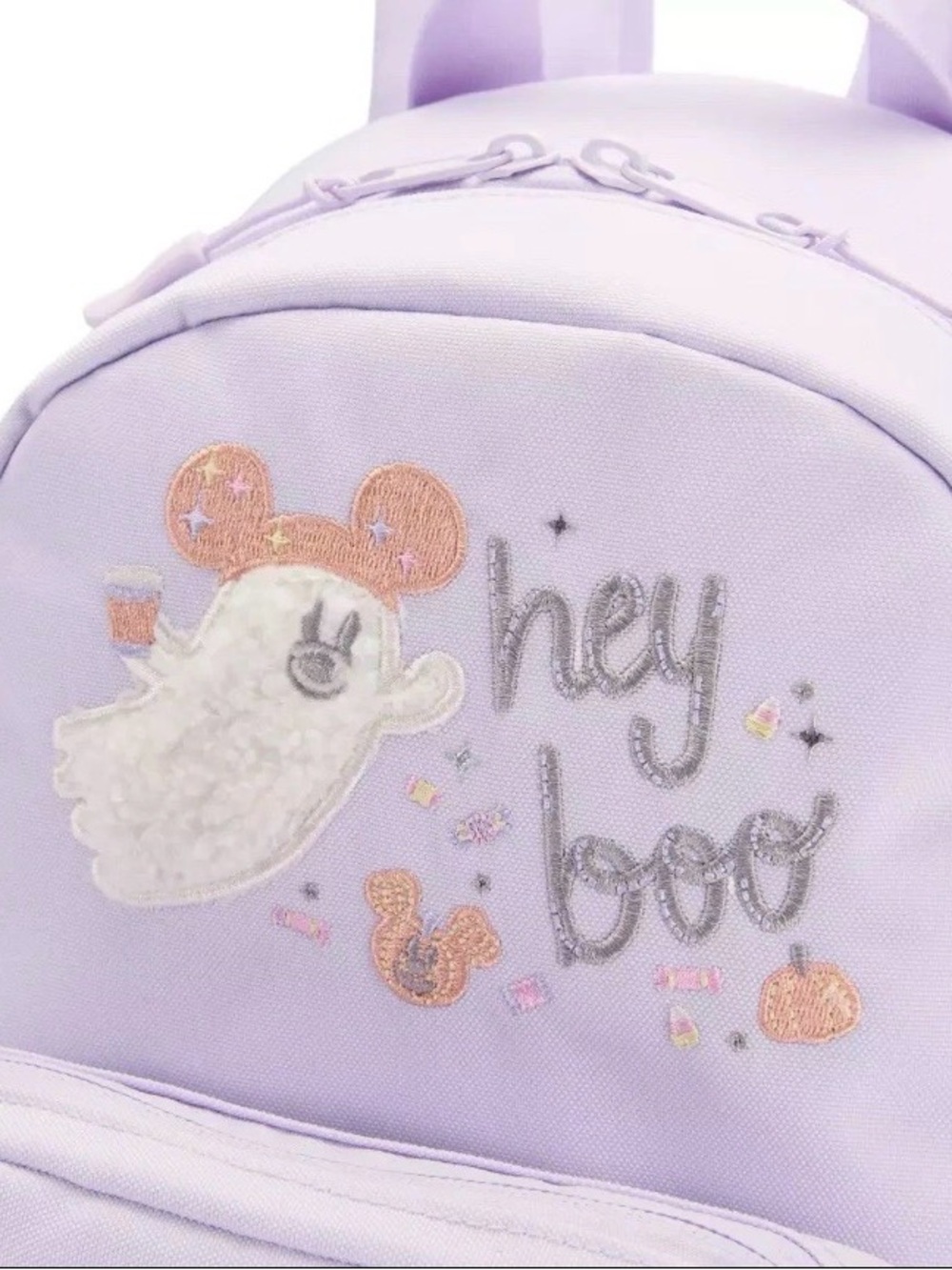 Disney Parks 2026 Mickey Minnie Mouse Cutie Ghost Halloween Backpack Hey Boo - Picture 4 of 7